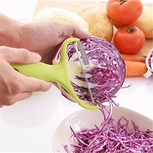 Cooking Tools Wide Mouth Peeler Vegetables Fruit Stainless Steel Knife Cabbage Graters Salad Potato Slicer Kitchen Accessories
