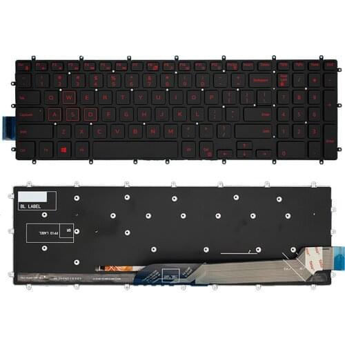 US English Backlit Laptop Keyboard Replacement for Dell G3 15 3590 3579 3779 G5 15 5590 G7 15 7588 17 7790 G7 15 7590