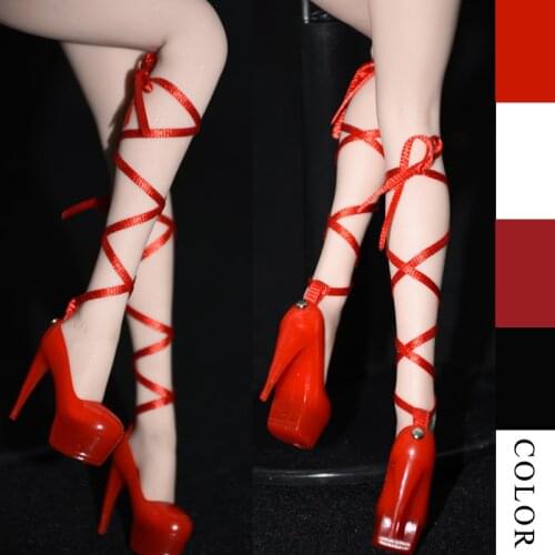 1/6 Scale Fashion Female Action Figures Shoes High Heel Boots for 12 Inches TBL Ph Figures