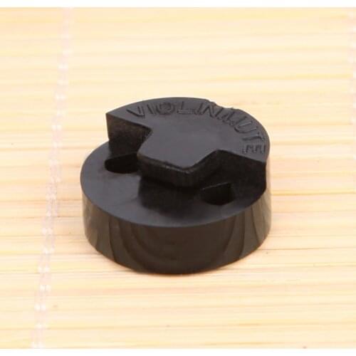 1Pc Acoustic Rubber Violin Mute Fiddle Silencer For Violin Sourdine Tools Black