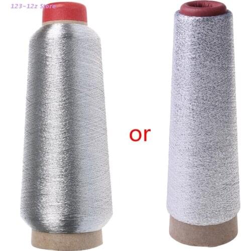 1PC Sewing Machine Cone Threads Polyester Overlocking All Purpose Golden Silver
