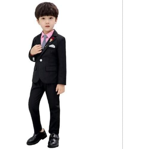 2021 Fashion infant clothing Baby Suit Baby Boys Clothes sets Gentleman cotton Coat + Vest + pants Baby childrens Set clothes