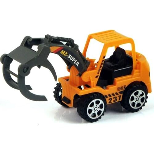 6Pcs Children Boys Simulation Plastic Car Model Engineering Truck Toys Playsets