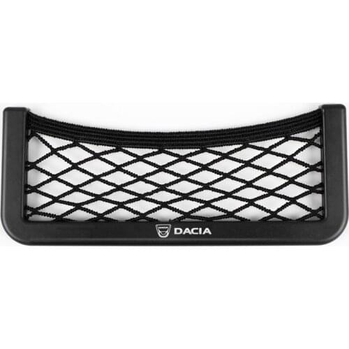 1pcs Car Seat Side Back Storage Net Bag Phone Holder Pocket Organizer for Dacia Sandero MK2 Stepway Accessories Car-Styling