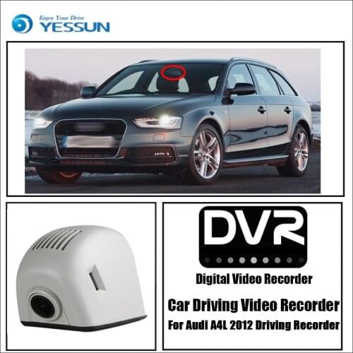 For Audi A4L 2006 -2010 2011 2012 car Driving Recorder Car Wifi Dvr Mini Camera Novatek 96658 1080P Car Dash Cam Video Recorder