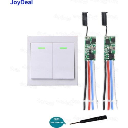 433Mhz Wireless Remote Control Switch 5V 12V 24V Micro RF Receiver Module Led Lamp Light Switch 433 MHz ASK Radio Relay Switches