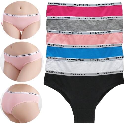 Ladies New Lingerie Letter Print Sexy Women Underwear Panties For Woman Bikini Soft Underpant Cotton Intimates Femme Briefs
