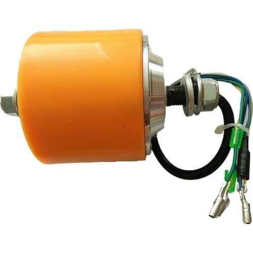 E-tech high quality 3" 3 inch 24V/36V 80W/100W/120W mini hub motor wheel with solid PU tire