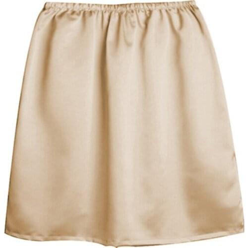 Summer Sexy Intimates Women Casual Underskirts Ladies Basic Mini Skirt Underdress Loose Half Slips Petticoat Underskirts