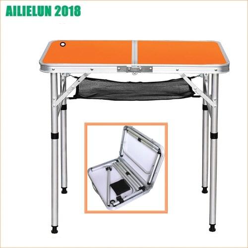 Folding Camping Table Tourist table Portable Foldable Picnic Tables for Outdoor Indoor Kitchen Garden, 2 Height 25"/60
