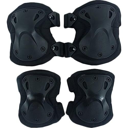 New-4Pcs Knee And Elbow Protector Knee Pads & Elbow Pads Set Knee Elbow Protective Pad