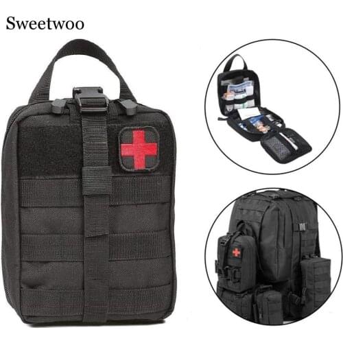 Outdoor Camping Travel First Aid Kit Tactical Medical Bag Multifunctional Waist Pack Climbing Bag Emergency Case Survival Kit