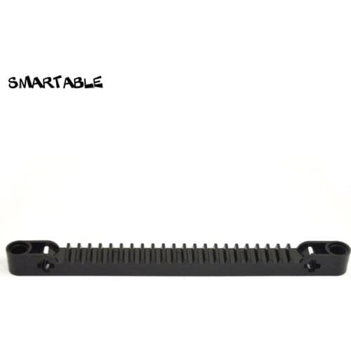 Smartable MOC Technic Gear Rack 1x13 with Axle Holes Building Block Parts set Toys Compatible technic 64781 10pcs/lot