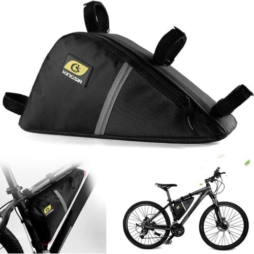 Large Bike Triangle Bag Bicycle Frame Front Tube Bag Waterproof Cycling Bag Pannier Ebike Tool Bag Accessories XL