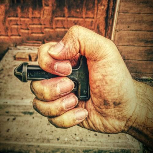 Tactics EDC Anti-wolf Outdoors Nylon Plastic Steel Self-defense Weapon Defence Duron Drill Stinger Ring Equipment Tool