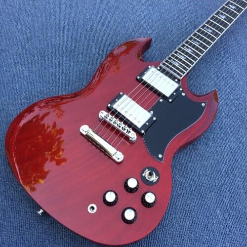 High quality electric guitar Ebony fingerboard , mahogany body, Free shipping