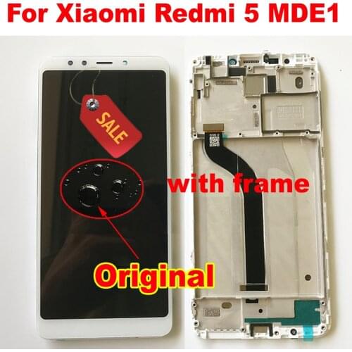 Original Best 5.7" LCD Display Touch Screen Digitizer Assembly For Xiaomi Redmi 5 MDE1 Glass Sensor with frame Redmi5 Pantalla