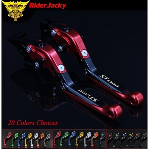 RiderJacky 1 Pair Motorcycle Folding Extendable Brake Clutch Levers For Honda ST 1300 ST1300/ST1300A 2003-2007 2004 2005 2006