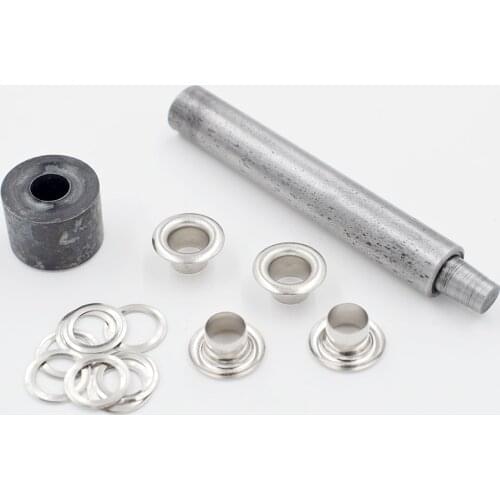 100pieces/lot) inner diameter 8mm metal Shoebox holes. Canopy cloth drawstring holes. Eyelets. corn.Silver eye Ultra gas eyes