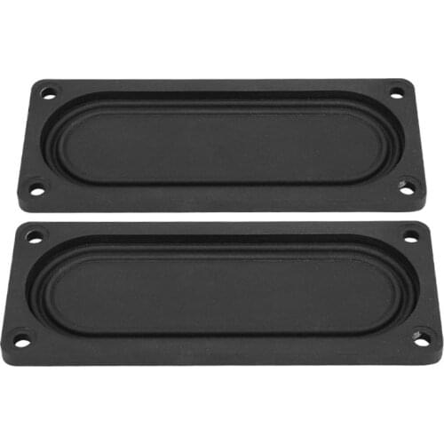 2PCS Audio Bass Diaphragm Square Frame Vibration Film Passive Radiator Speaker Repair Parts DIY Home Theater Speaker Kit