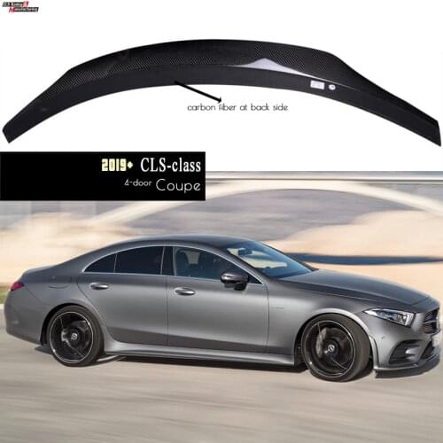 3*3 Carbon Fiber Rear Trunk Spoiler Fit For Mercedes 2019+ CLS Class 4-Door Coupe C257, Great Fitment, Easy Installation