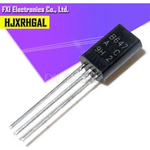 50PCS 2SB647AC 2SB647A 2SB647 TO92 TO-92L B647 Triode Transistor new original