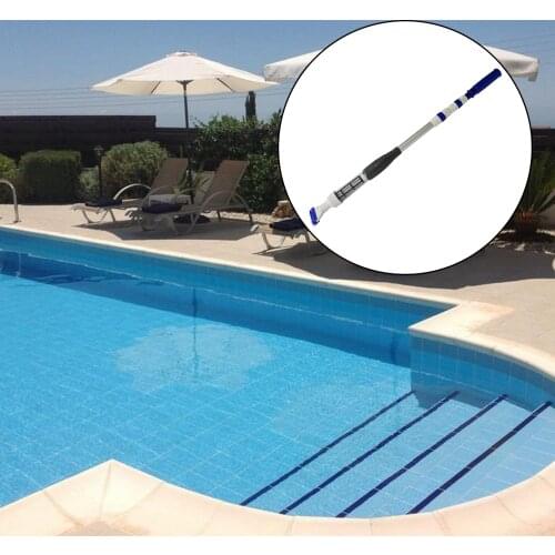 Aluminum Handheld Pool Vacuum Telescoping Handle Pole Battery Operated
