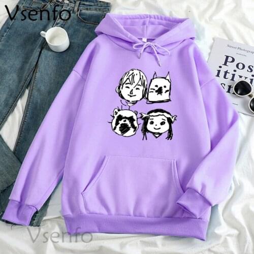 Anime Hoodies To Your Eternity Fumetsu No Anata E Print Funny Hoodie Harajuku Pullover Crewneck Sweatshirt Female Coat Clothing