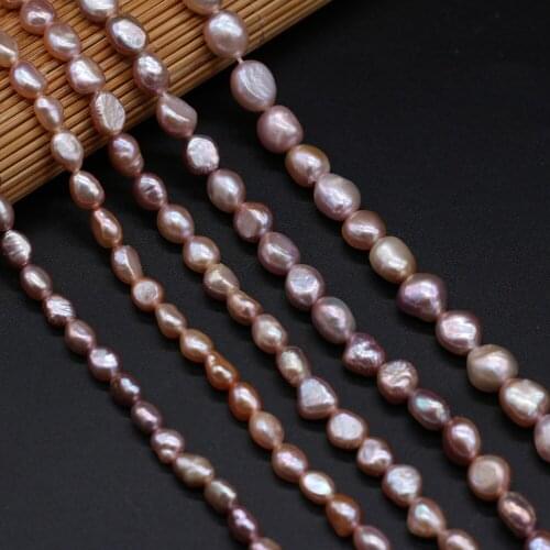 Natural Freshwater Pearl Beads Vertical Hole Big Pearl Bead for Jewelry Necklace Accessories Making Size 5-10mm Wholesale