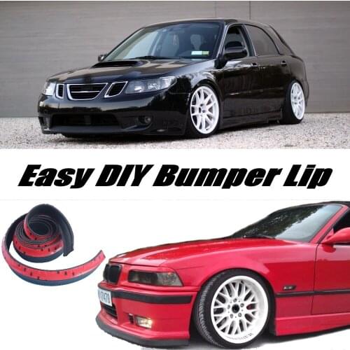 Bumper Lip Deflector Lips For Saab 9-2X 2004 2005 Front Spoiler Skirt For Car Tuning View / Body Kit / Strip