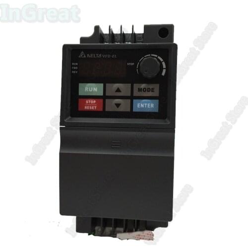 Delta 110V 200W 0.2KW 0.25hp 600Hz AC VFD-EL VFD002EL11A Sensorless Vector Control Drive Inverter Driver VFD for CNC Pump Lathe