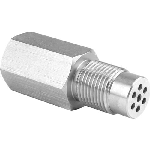 Engine Light O2 Oxygen Sensor Spacer Adapter Bung Built-in M18X1.5 Catalytic Converter