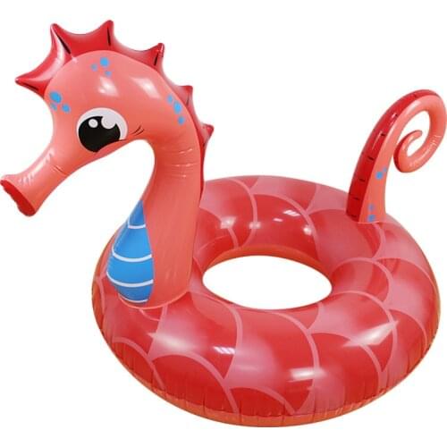 Giant seahorse pool floats 60inches inflatable swimming circle Women Water Sports Beach Lounger swimming Ring mattress pool toys