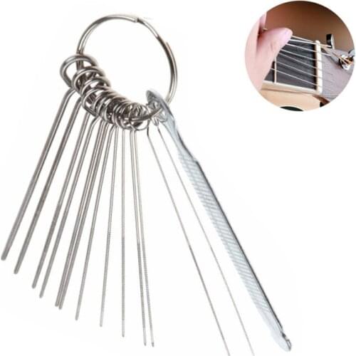 1 pc Guitar Repair Tools Slotted Nuts File Saw Rods Filing Set Luthier Replacement Accessory Capo Guitar