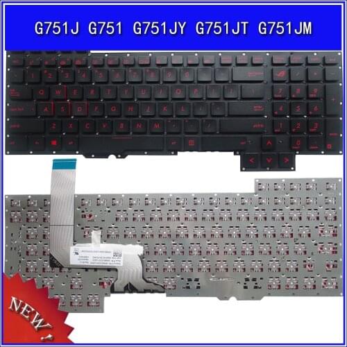 Laptop Keyboard For ASUS ROG G751J G751 G751JY G751JT G751JM Notebook Replace Keyboard