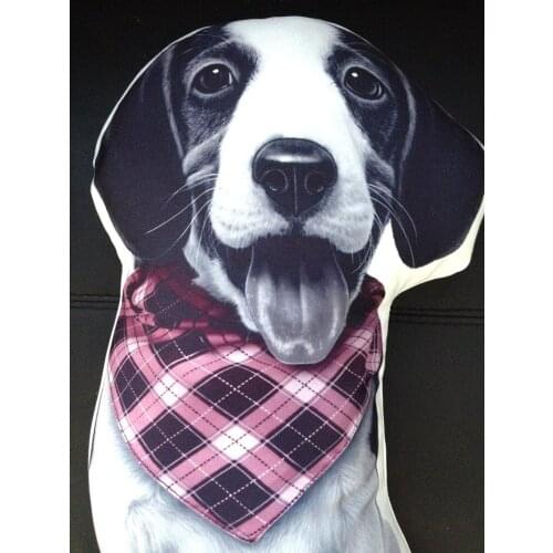 3D Creative Printed Cushion Decorate Golden Retriever Dog Pillow Back Pillow