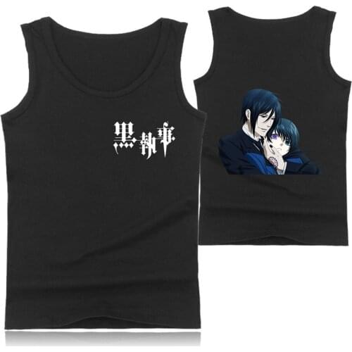 Summer mens cotton Black deaconTank Tops shirt vest loose sports sleeveless Tank Tops shirt O-neck wide shoulder mens vest