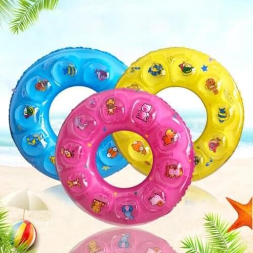 Summer Swimming Ring Inflatable Double Float Outdoor Safety Baby Seat Float Kids Swimming Pool Rings Water Toys Swim Circle