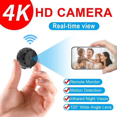 Mini WiFi camera HD wireless remote monitoring camera mini IP camera small video recorder long time video night vision