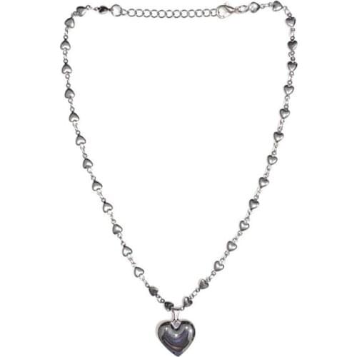 Trendy Vintage Simple Heart Choker Necklace For Women Pendant Collar Necklace Minimalist Fashion Female Animal Jewelry Gifts New