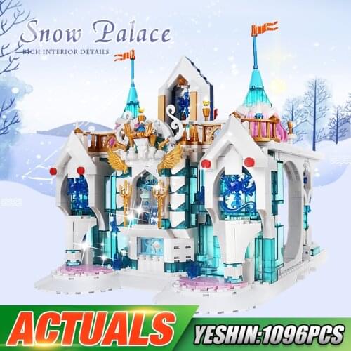 MOULD KING 11008 Creative Toys The MOC Frozen Entrance Model Building Blocks Assembly Brick Kits Educational Kids Christmas Gift