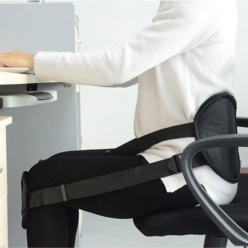 Newly Adjustable Waist Back Knee Posture Corrector Support Belt Back Slouching Posture Correction 19ing