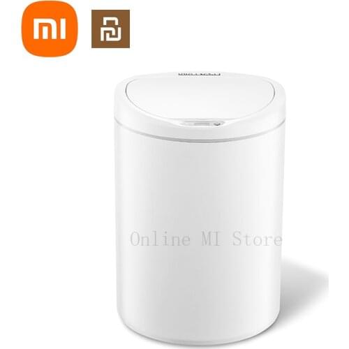 Original Xiaomi Youpin NINESTARS Smart Trash Can Motion Sensor Auto Sealing LED Induction Cover Trash 10.L Mi Home Ashcan Bins