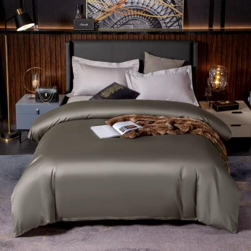 Long Staple Cotton Duvet Cover Solid Color Quilt Cover Twin King Size 220x240cm Cover Free Shipping
