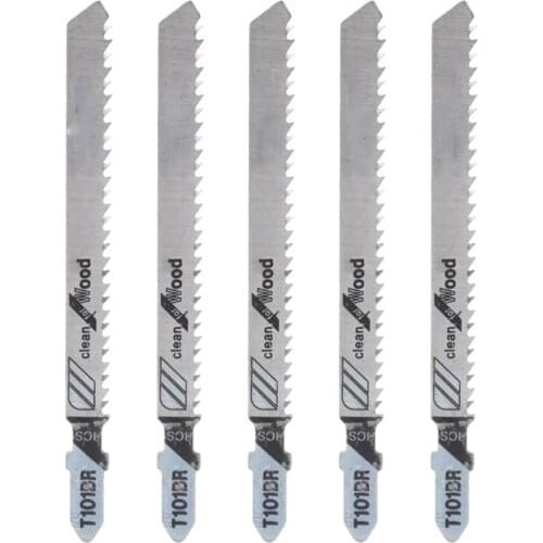Workshop Jig Saw Blades Supplies 5pcs HCS Cutter Gray For Bosch Dewalt