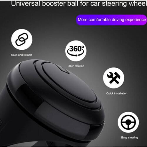 360° Car Auto Power Turning Steering Wheel Ball Knob Booster Spinner Knob Universal Power Handle Booster