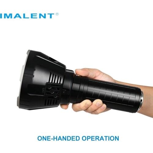 IMALENT MS18 LED Flashlight CREE XHP70 100000 LM Rechargeable Flashlight with Battery + OLED Display Intelligent Charging