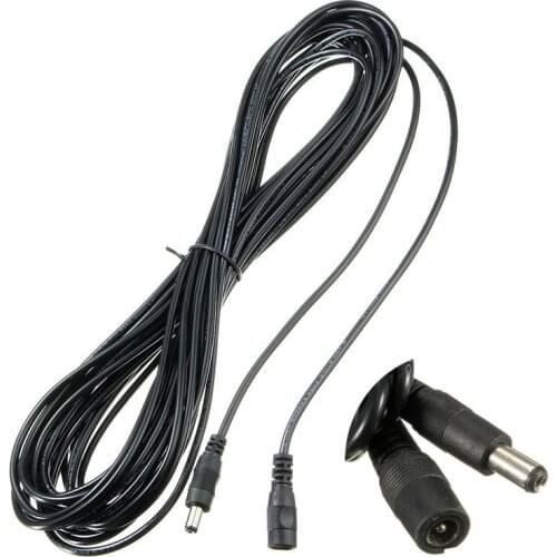 HDmatters DC 12V Power Extension Cable Cord for CCTV Cameras 5.5mm* 2.1mm 22AWG copper conductor 10PCS/lot