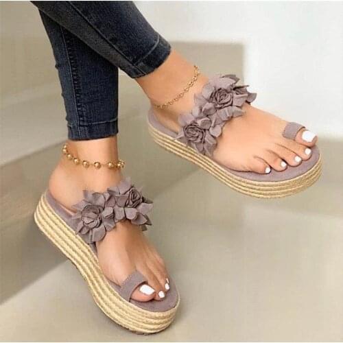 Women Sandals Plus Size Wedges Shoes for Women High Heels Sandals Summer Shoes 2020 Flip Flop Chaussures Femme Platform Sandals