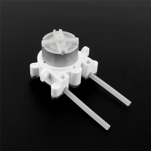 1Pcs DC 6V Dosing pump Peristaltic Dosing Head For Aquarium Lab Analytical Water with Water Pipe